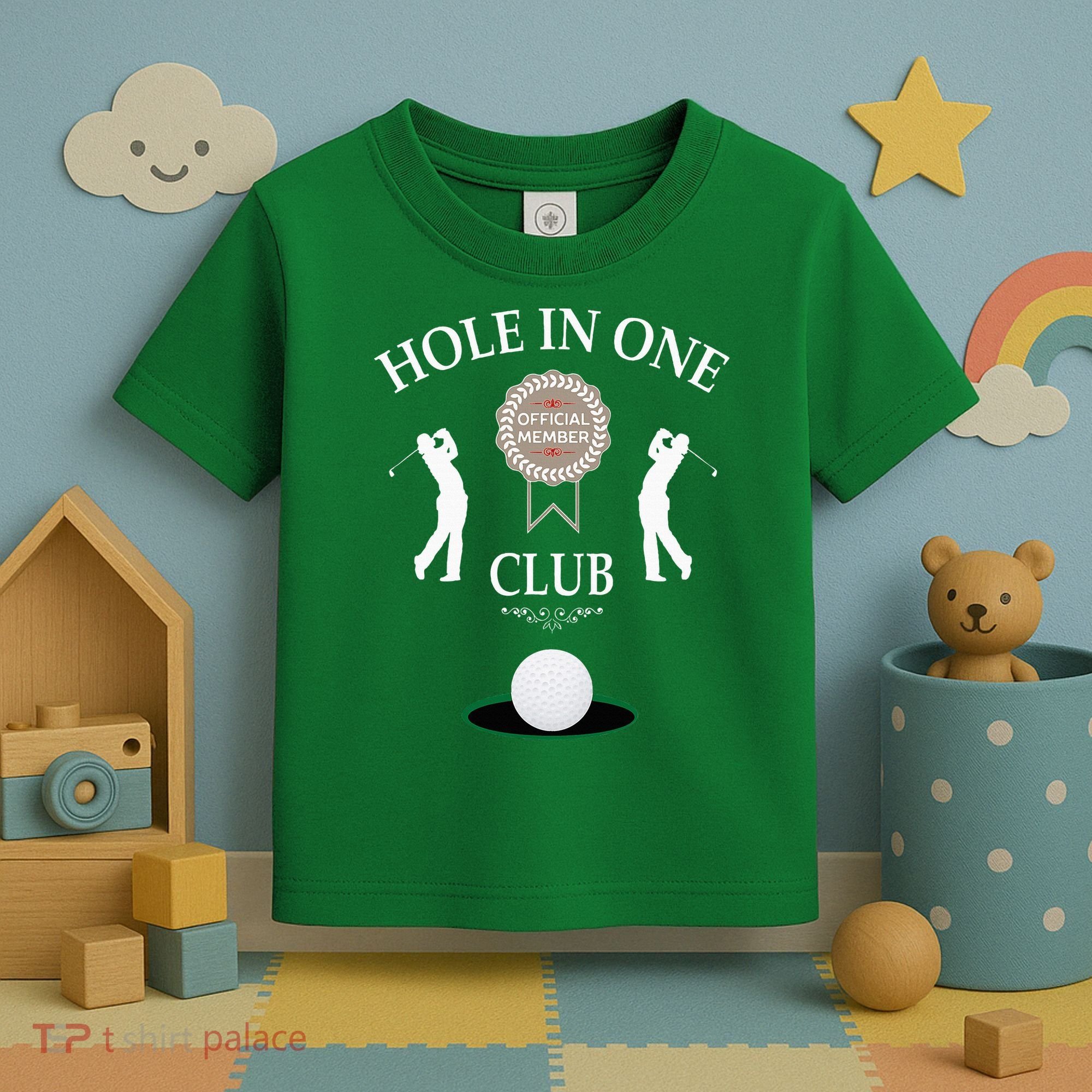 Hole In One Club Funny Golf Humor Toddler T-Shirt