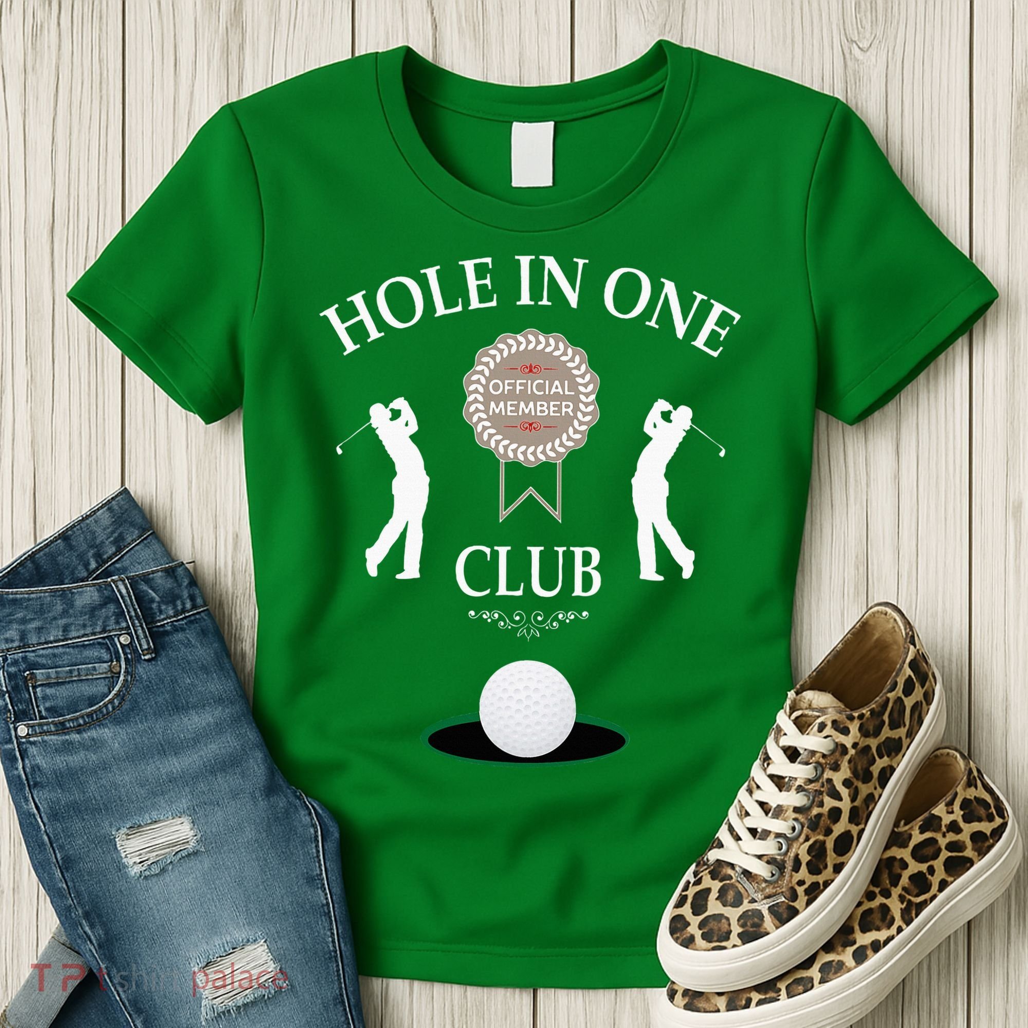 Hole In One Club Funny Golf Humor Women's T-Shirt
