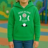 Hole In One Club Funny Golf Humor Kids Hoodie thumb 3