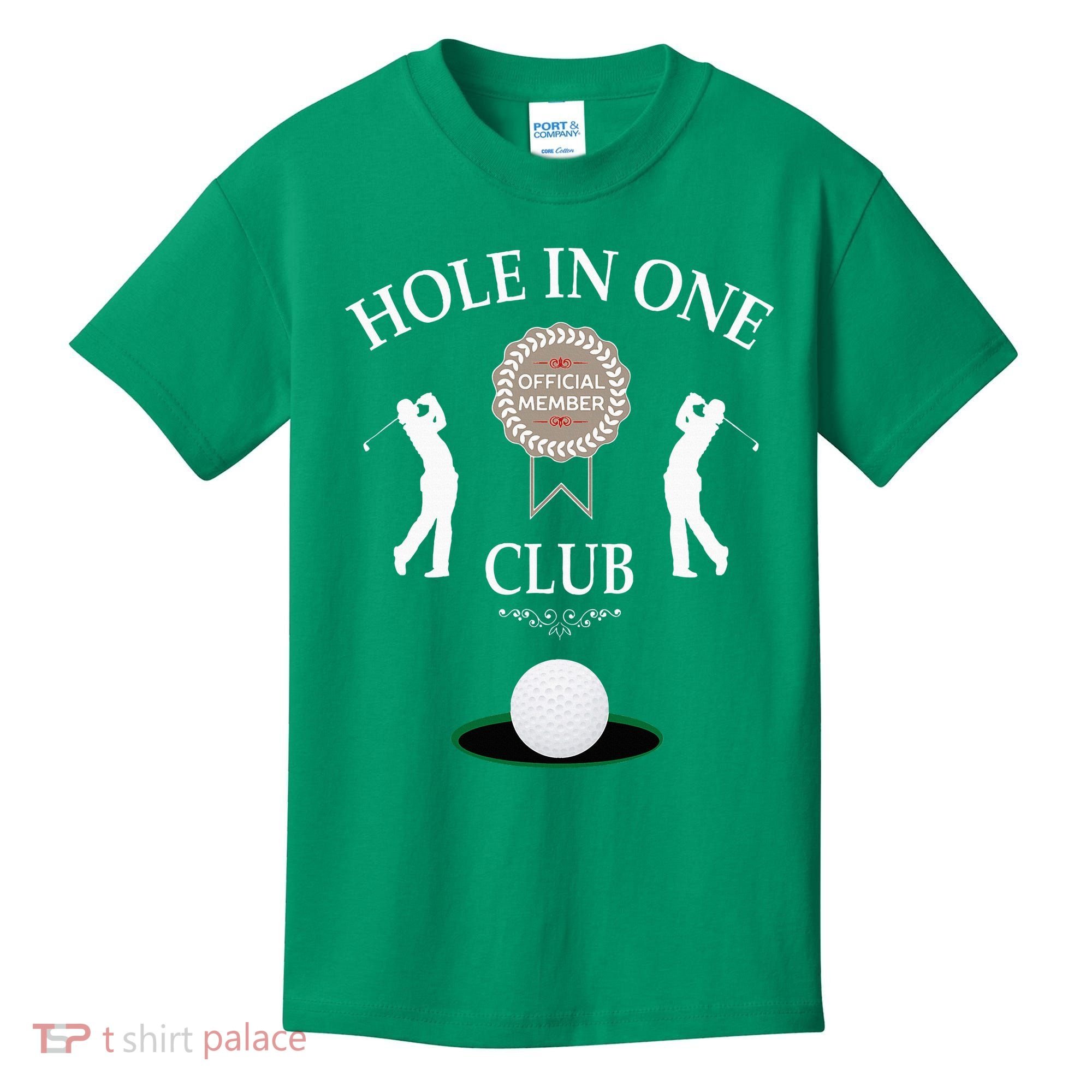 Hole In One Club Funny Golf Humor Kids T-Shirt