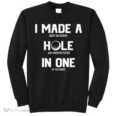 Hole In One Golf Gag Sweatshirt
