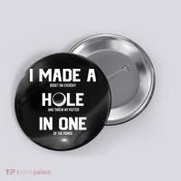 Hole In One Golf Gag Button thumb 0