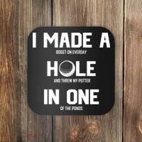 Hole In One Golf Gag Coaster thumb 0