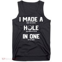 Hole In One Golf Gag Tank Top thumb 0