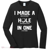 Hole In One Golf Gag Women's Long Sleeve Shirt thumb 0