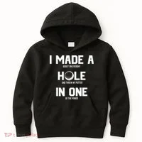 Hole In One Golf Gag Kids Hoodie thumb 0