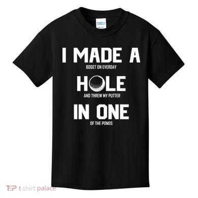 Hole In One Golf Gag Kids T-Shirt