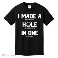 Hole In One Golf Gag Kids T-Shirt thumb 0