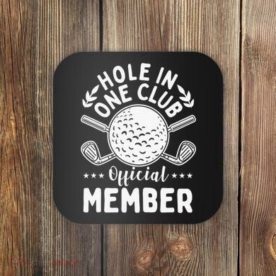 Hole In One Club Golfing Design For Golfer Golf Coaster
