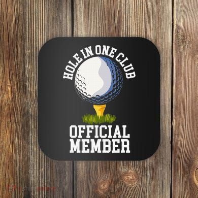 Hole In One Club Golfing Design For Golfer Golf Coaster