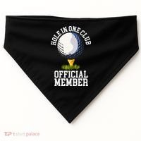 Hole In One Club Golf Club Golfer Hole In One USA-Made Doggie Bandana thumb 0