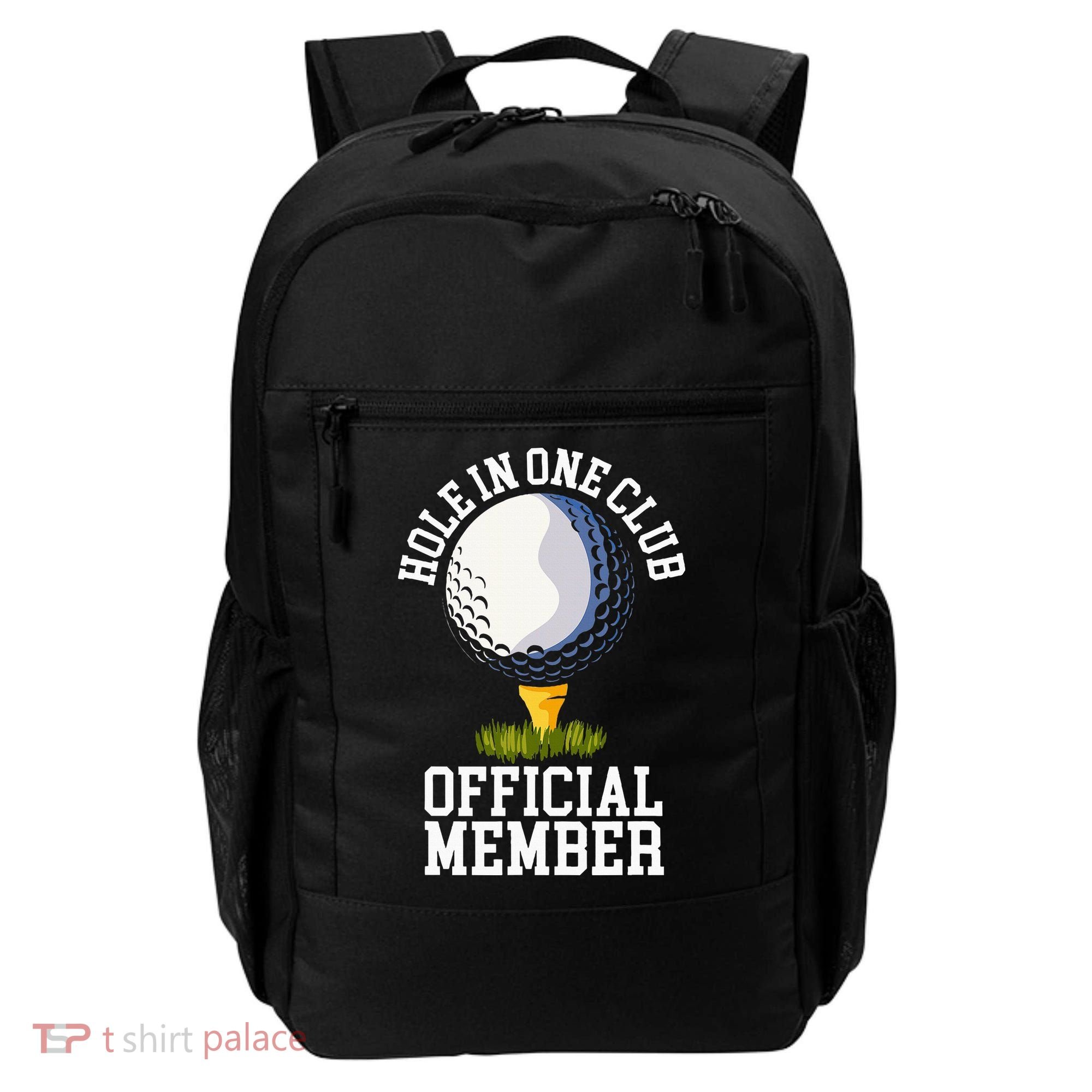 Hole In One Club Golf Club Golfer Hole In One Backpack