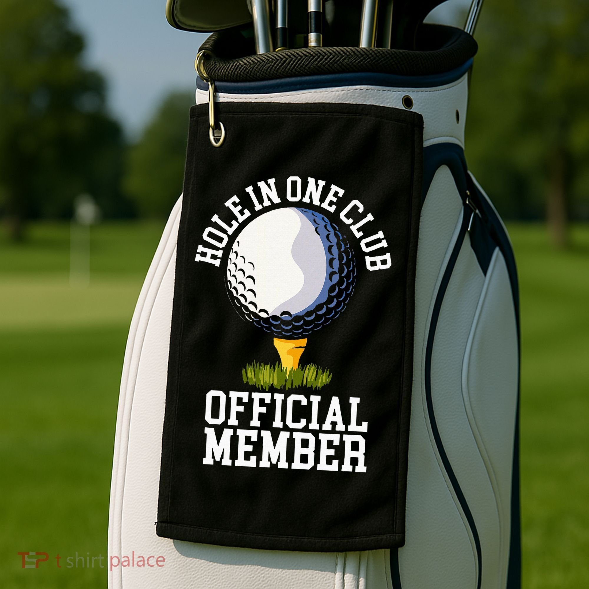 Hole In One Club Golf Club Golfer Hole In One Golf Towel