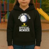 Hole In One Club Golf Club Golfer Hole In One Kids Hoodie thumb 3
