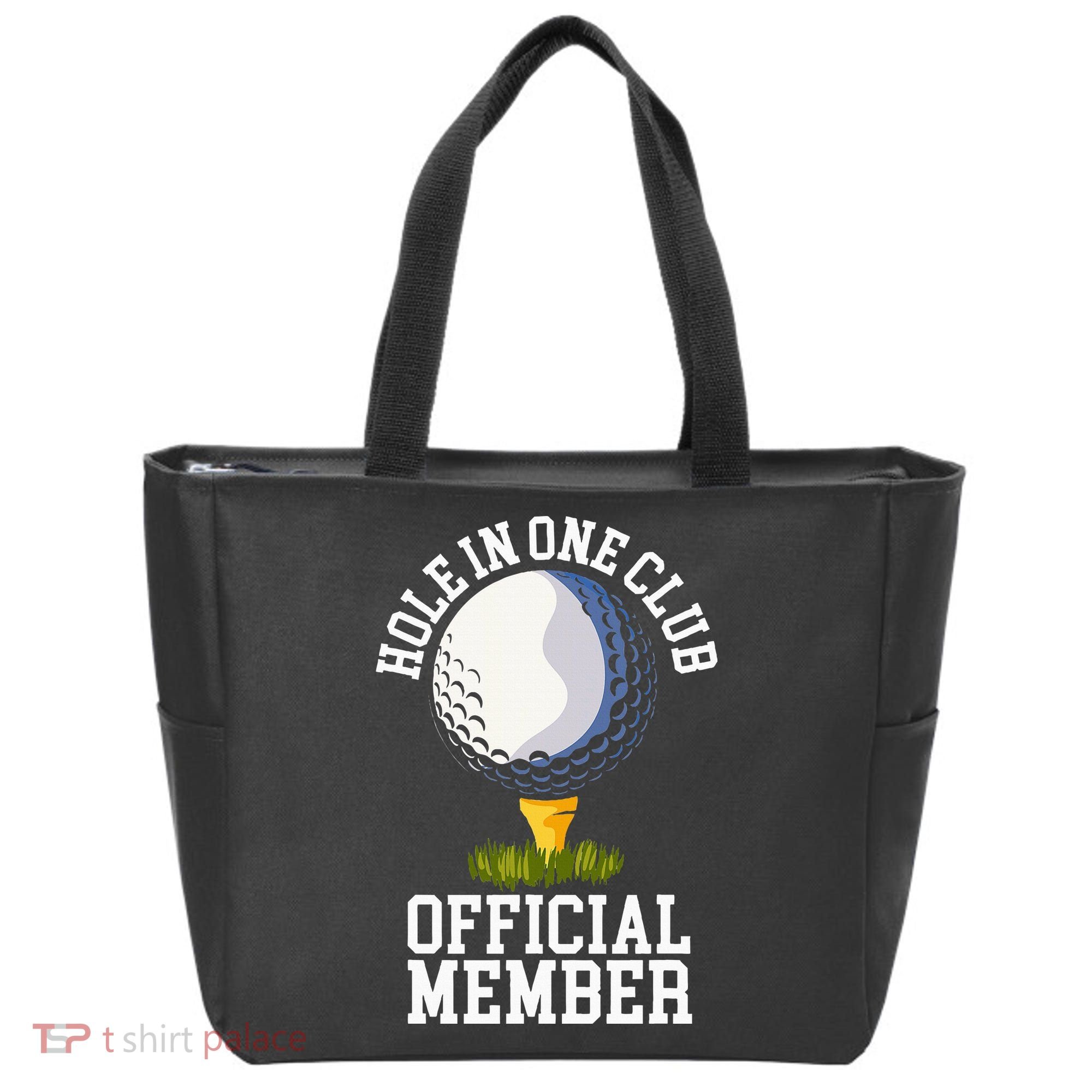 Hole In One Club Golf Club Golfer Hole In One Tote Bag