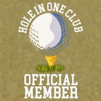 Hole In One Club Golf Club Golfer Hole In One Garment-Dyed Women's Muscle Tee thumb 6