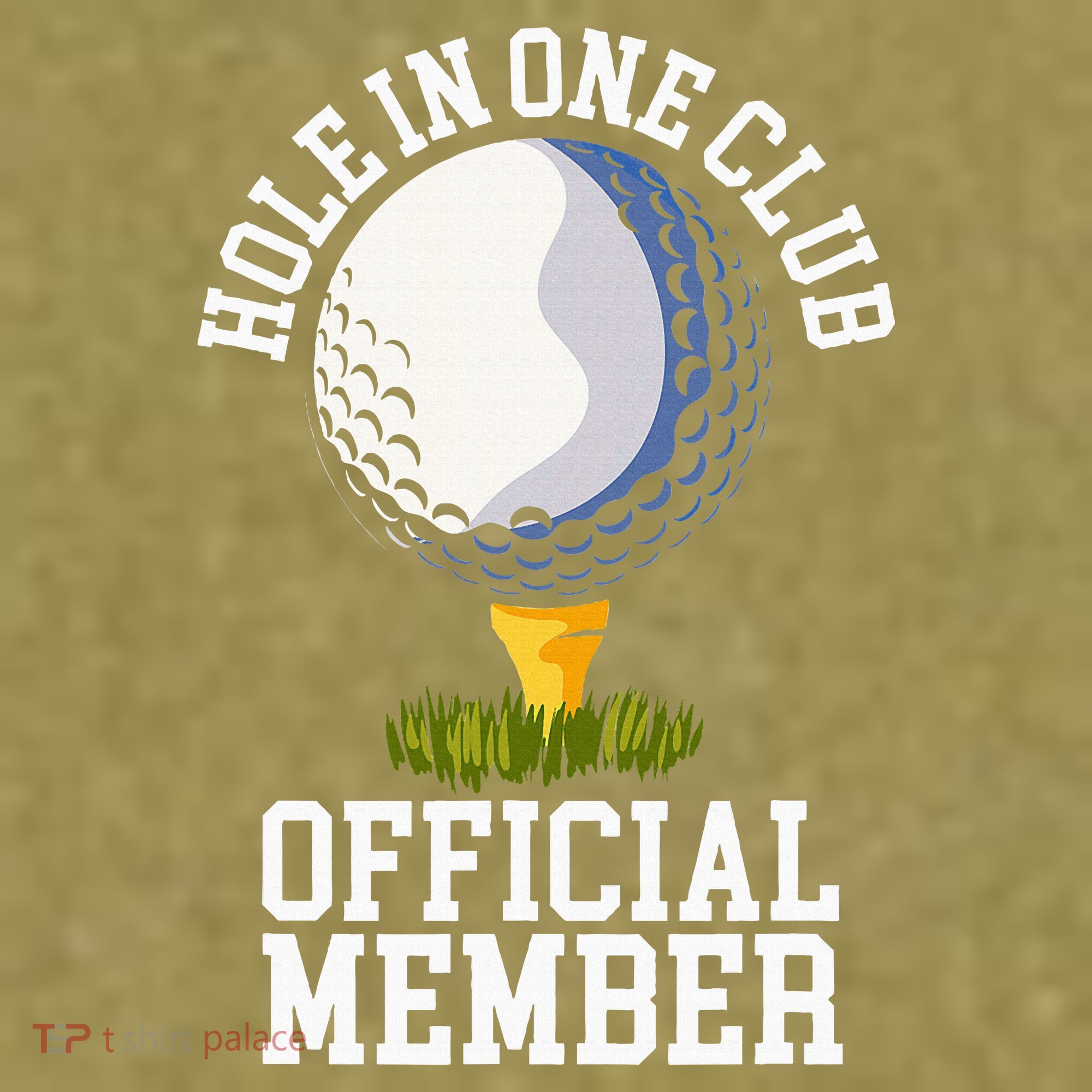 Hole In One Club Golf Club Golfer Hole In One Garment-Dyed Women's Muscle Tee
