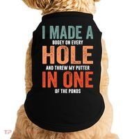 Hole In One Funny I Made A Bogey On Every Hole Golf Funny Gift Doggie Tank thumb 0