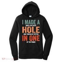 Hole In One Funny I Made A Bogey On Every Hole Golf Funny Gift Women's Hoodie thumb 0