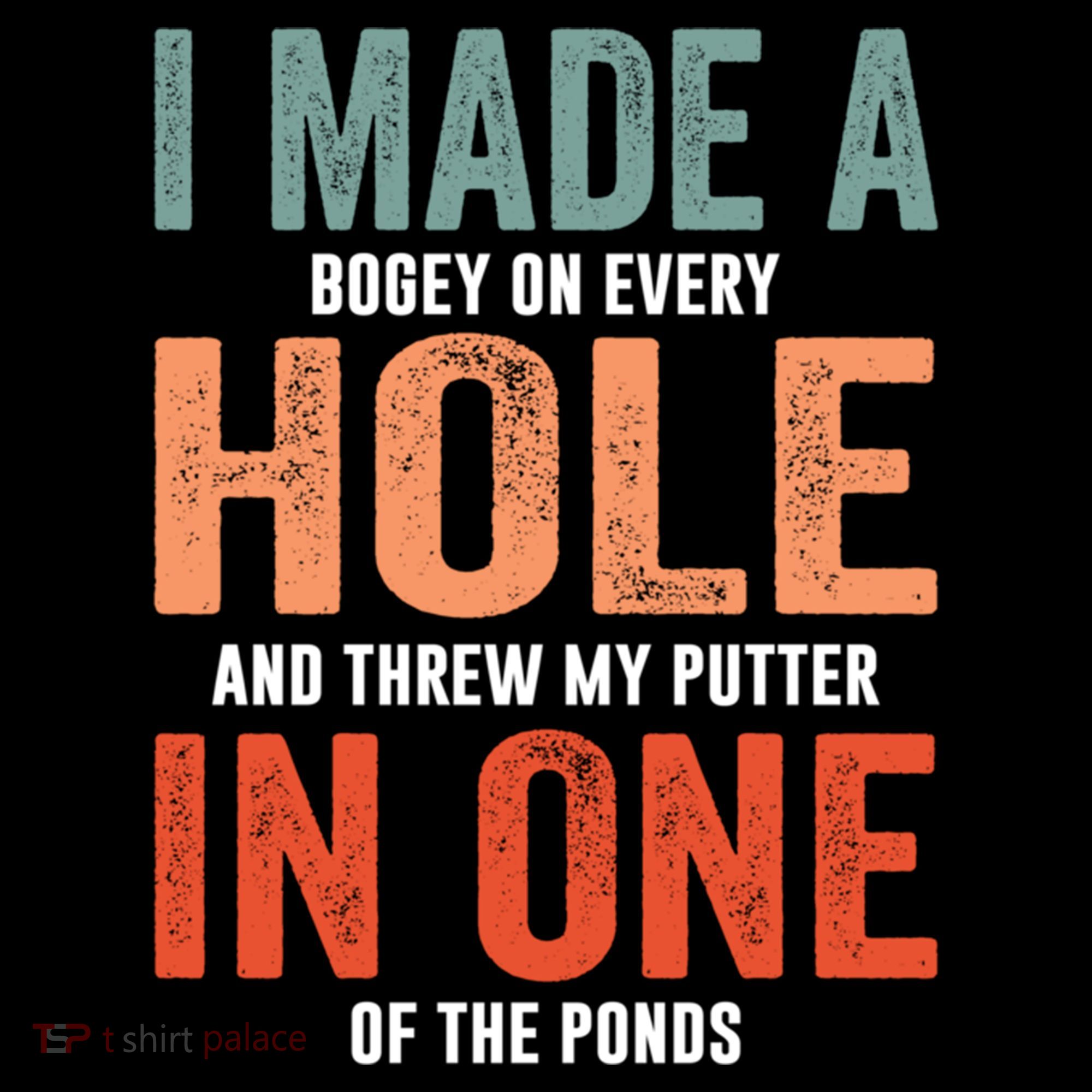 Hole In One Funny I Made A Bogey On Every Hole Golf Funny Gift Women's Hoodie