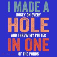 Hole In One Funny I Made A Bogey On Every Hole Golf Funny Gift Kids Sweatshirt thumb 2