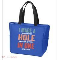 Hole In One Funny I Made A Bogey On Every Hole Golf Funny Gift Tote Bag thumb 3
