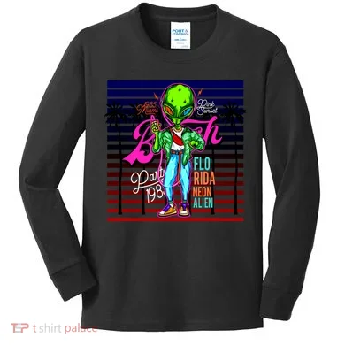 Hip Alien Kids Long Sleeve Shirt
