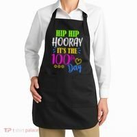 HIP HIP Hooray Its The 100th Day Of School  Apron thumb 2