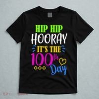 HIP HIP Hooray Its The 100th Day Of School  T-Shirt thumb 5