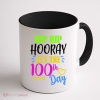 HIP HIP Hooray Its The 100th Day Of School  Coffee Mug thumb 1