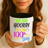 HIP HIP Hooray Its The 100th Day Of School  Coffee Mug thumb 3