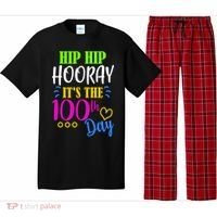 HIP HIP Hooray Its The 100th Day Of School  Pajama Set thumb 0