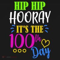 HIP HIP Hooray Its The 100th Day Of School  Visor thumb 3