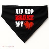 Hip Hop Broke My Heart USA-Made Doggie Bandana thumb 0