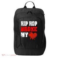 Hip Hop Broke My Heart City Backpack thumb 0