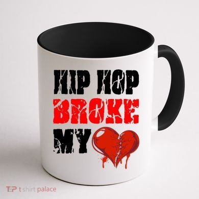 Hip Hop Broke My Heart Coffee Mug back
