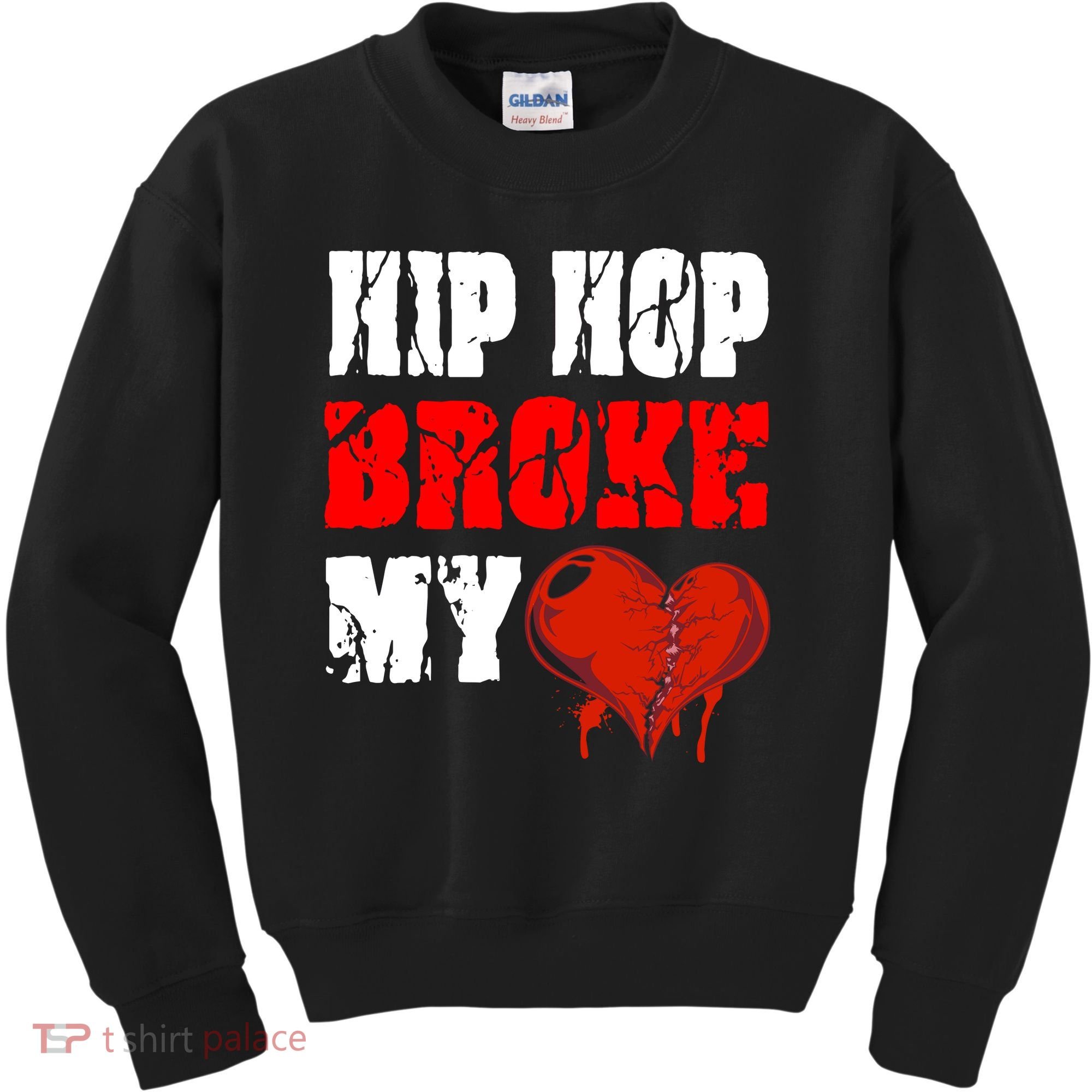 Hip Hop Broke My Heart Kids Sweatshirt