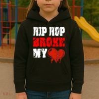 Hip Hop Broke My Heart Kids Hoodie thumb 3