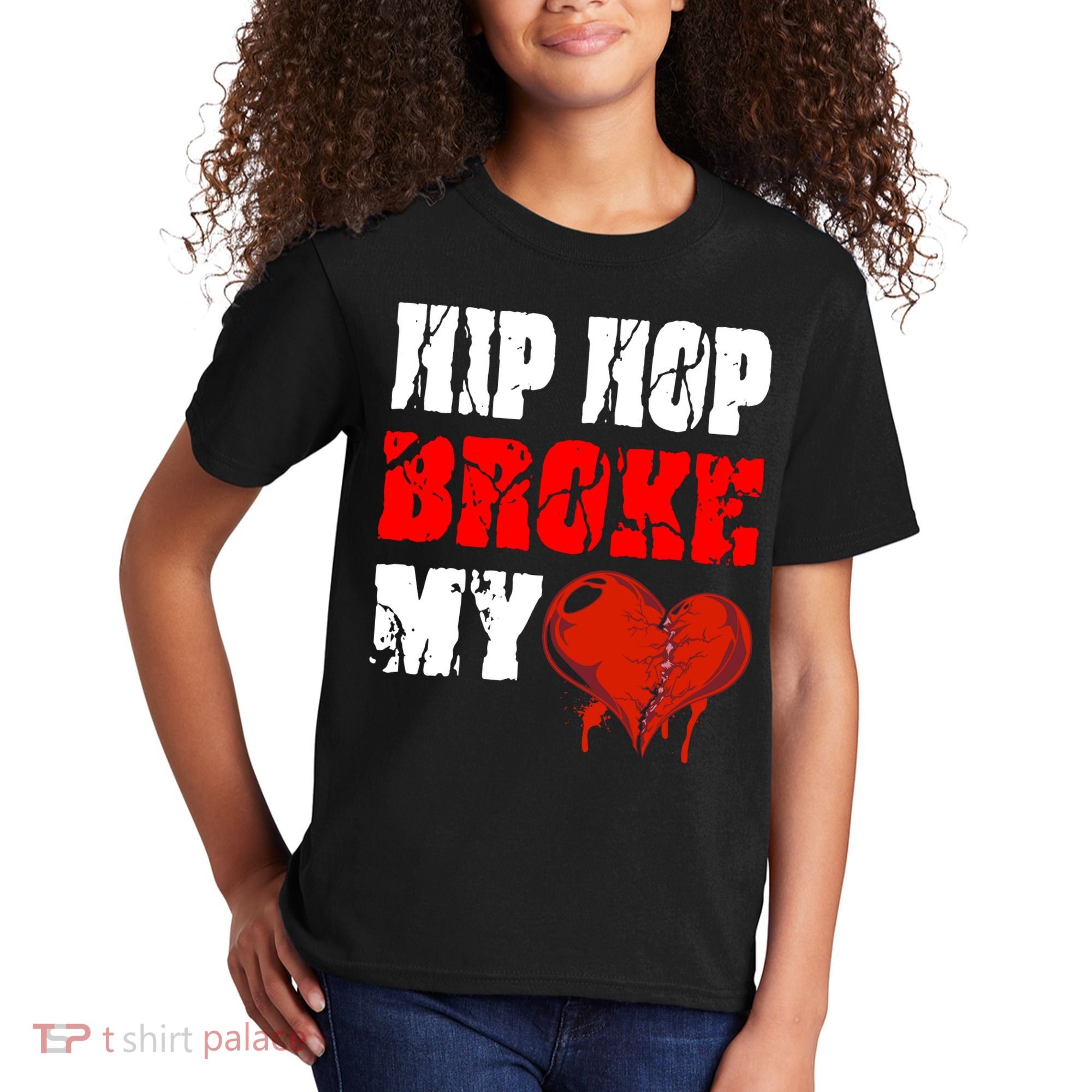 Hip Hop Broke My Heart Kids T-Shirt