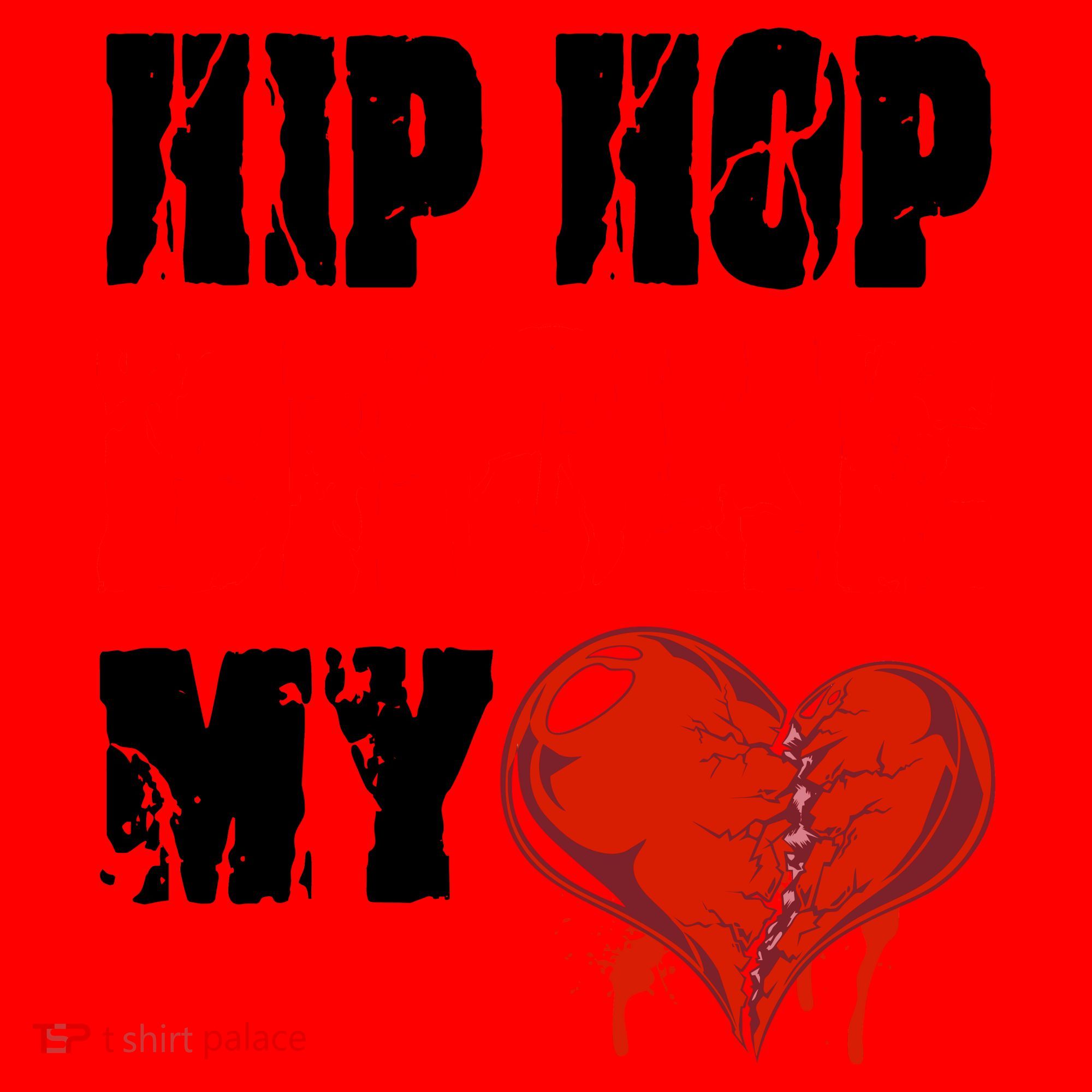 Hip Hop Broke My Heart Santa Hat