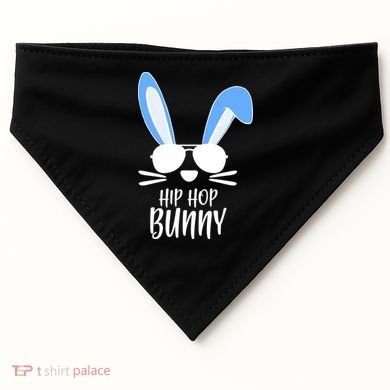 Hip Hop Bunny USA-Made Doggie Bandana