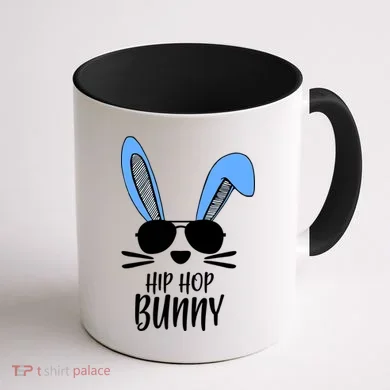 Hip Hop Bunny Coffee Mug back