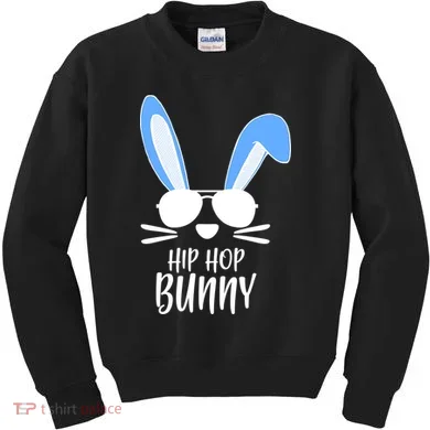 Hip Hop Bunny Kids Sweatshirt