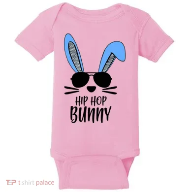 Hip Hop Bunny Baby Bodysuit