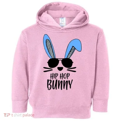 Hip Hop Bunny Toddler Hoodie