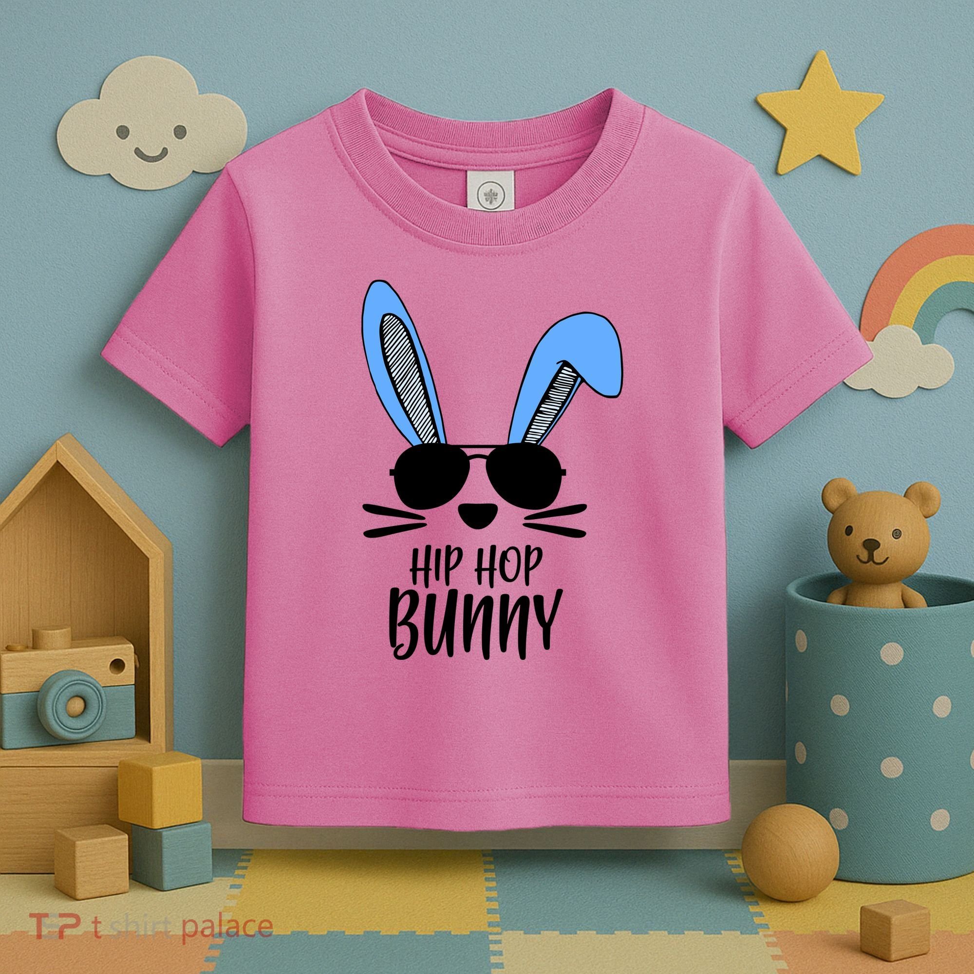 Hip Hop Bunny Toddler T-Shirt