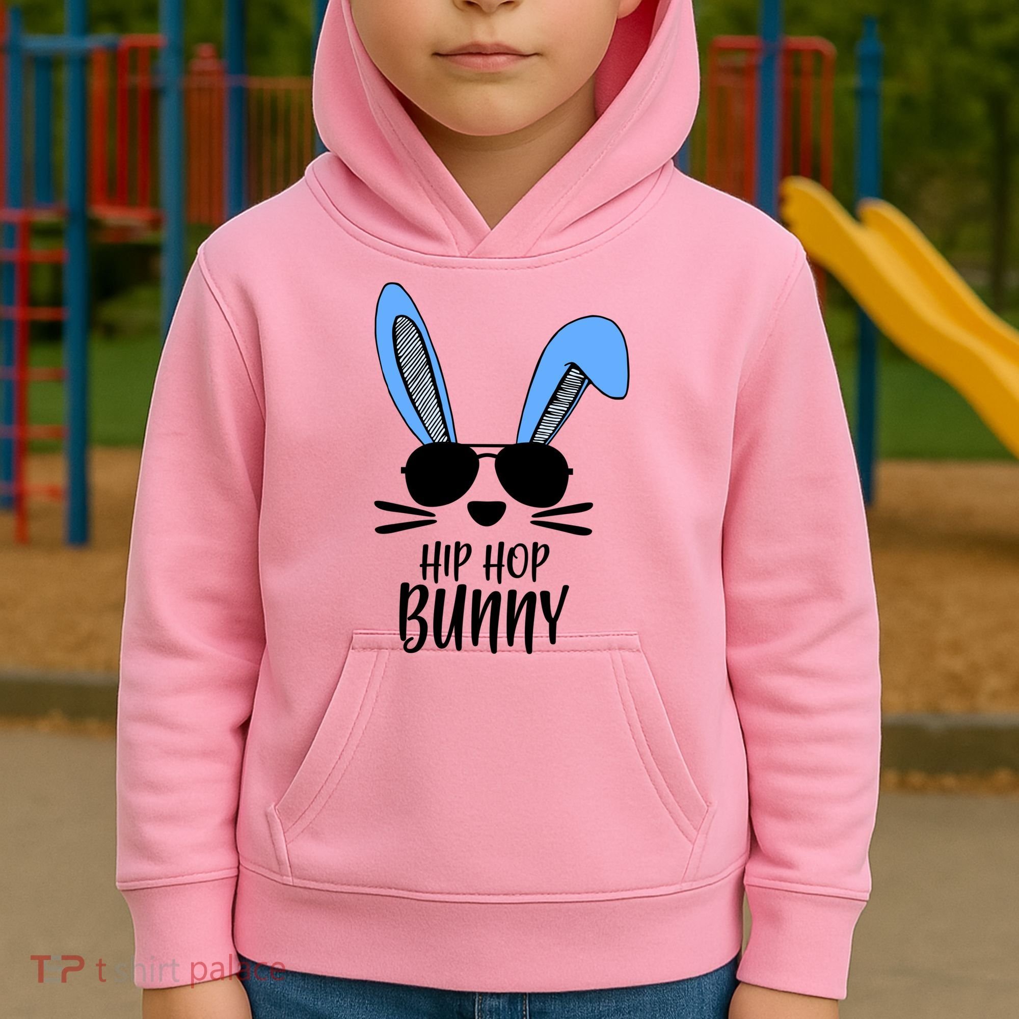 Hip Hop Bunny Kids Hoodie