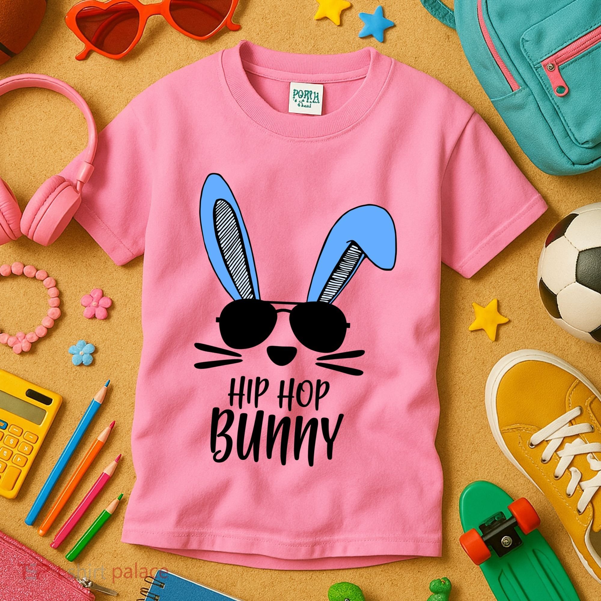 Hip Hop Bunny Kids T-Shirt