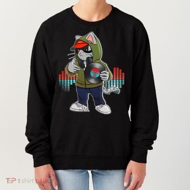 Hip Hop DJ Cat Catnip Records Women's Sweatshirt