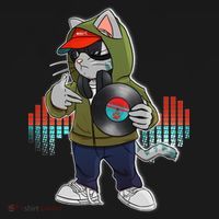 Hip Hop DJ Cat Catnip Records Doggie Tank thumb 4